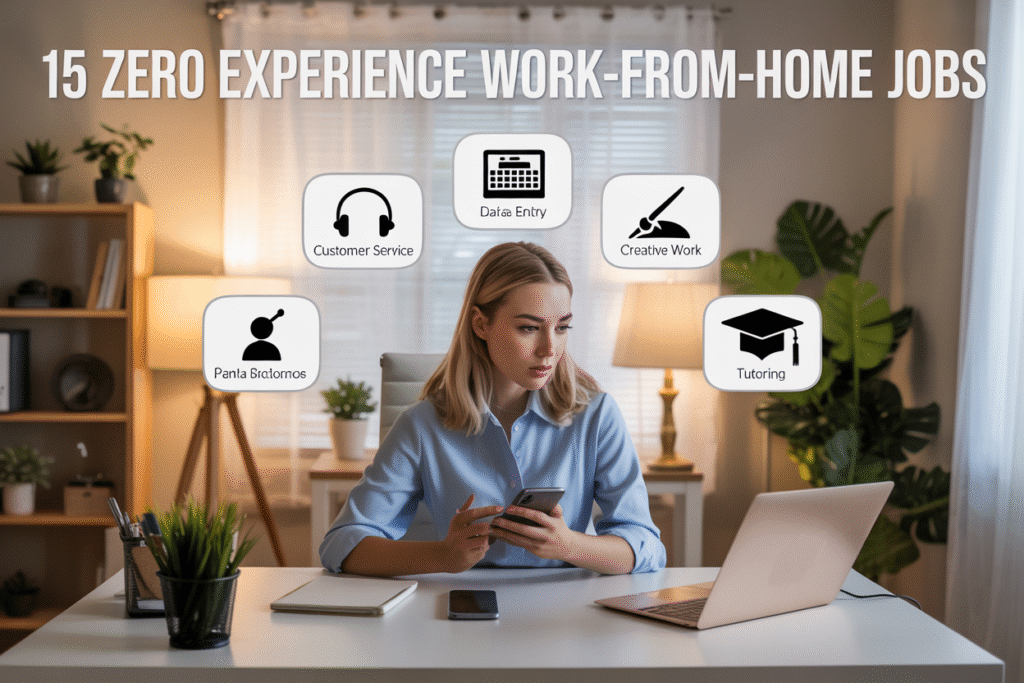 15 Work-From-Home Jobs That Require Zero Experience