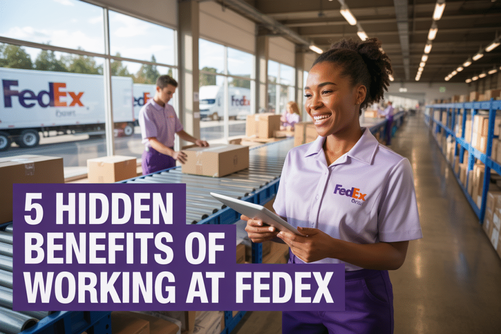 5 Hidden Benefits of Working at FedEx Warehouses
